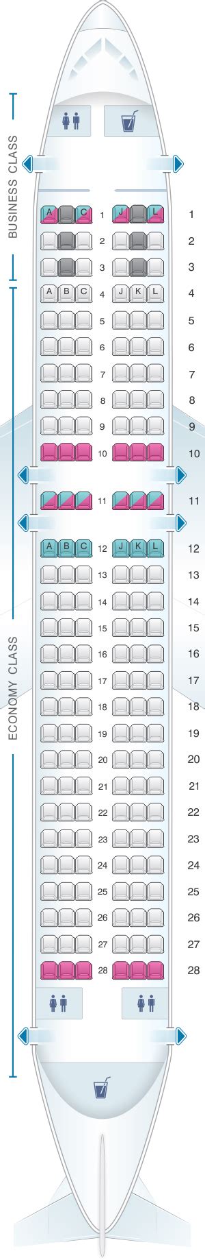 Seat Map For Latam Airlines Airbus A320 200 V2 Jetstar Airways Thai