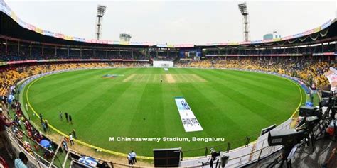 M Chinnaswamy Bengaluru India Cricket In India Stadium Royal