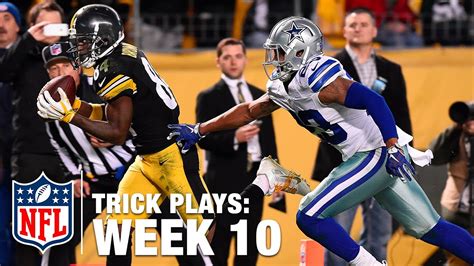 Top Trick Plays Of Week 10 Nfl Highlights Youtube
