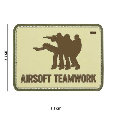 Airsoft Teamwork Tactical Morale Pvc Patch Funny Airsoft Paintball