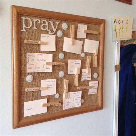 Prayer Board Diy Prayer Corner
