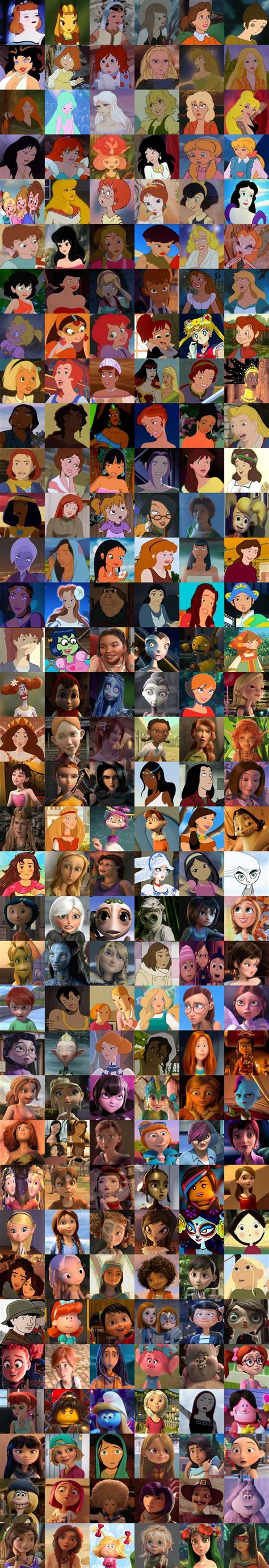 The details may differ, but a lot of the motifs are the same: Non Disney Heroines Collage by JamiMunji | Non disney ...