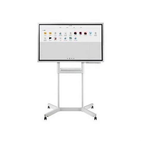 White Samsung Interactive Digital Flip Board For Education Power