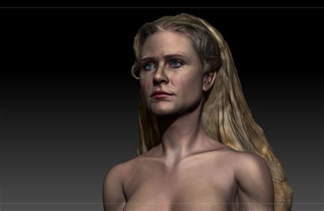 Westworld Dolores Abernathy Evan Rachel Wood Textured Plus Bonus 3d Model Cgtrader