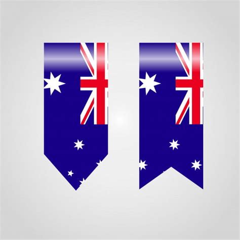 Australia Flag Banner Eps Vector Uidownload