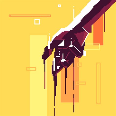 Pixel Art Hands Rdigitalpainting