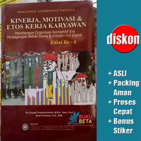 Jual Manajemen Sumberdaya Manusia Kinerja Motivasi And Etos Kerja