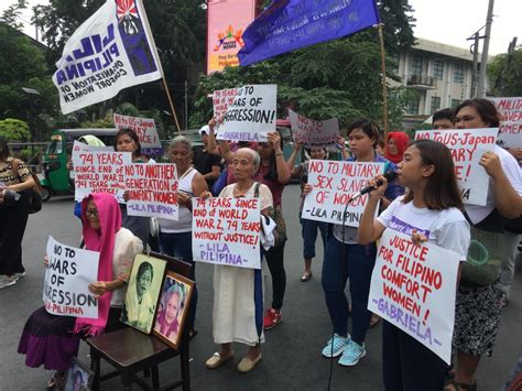 Filipino Women Urge Japan S Apology For Wartime Sexual Abuse