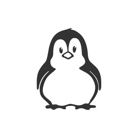 Cartoon penguin vector | Free SVG