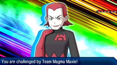 Pokemon Prismatic Moon Vs Team Magma Leader Maxie Youtube