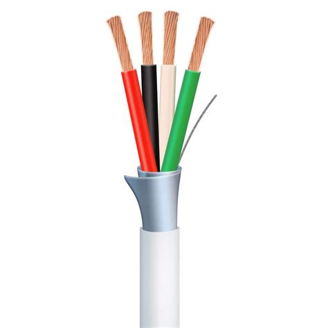 Syston Cable Technology 1000 Ft 164 White Stranded Shielded Cmpcl3p