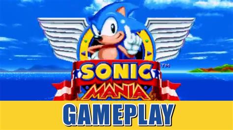 Sonic Mania Gameplay Fase 1 Ps4 Youtube