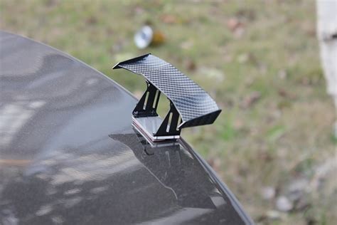 Universal Carbon Fiber Rear Small Spoiler Gt Wing For Any Car In