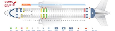 Seat Map Airbus A320 200 Iberia Best Seats In The Plane