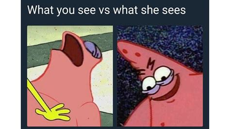 Evil Patrick Star Meme Coloring Picture