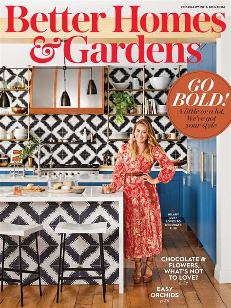 Hilary Duff In Better Home And Gardens Magazine February 2018 Hawtcelebs