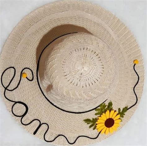 Chap U Personalizado Nome Decorative Plates Floppy Hat Hats