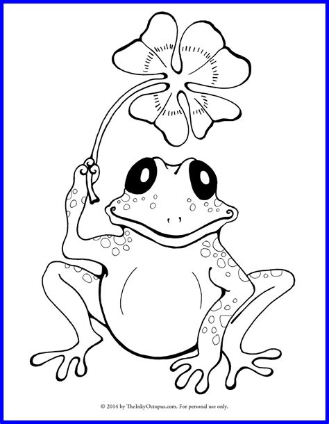 Frog Prince Coloring Page At Free