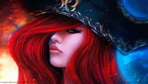 Anime Girls Anime Realistic Render Miss Fortune Digital Art Funny Hats League Of Legends