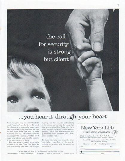Here are our recommendations of the best whole life insurance companies for your consideration. 1961 New York Life Insurance Company Vintage Ad "call for security"