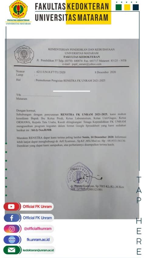 Surat Permohonan Pembayaran Spp Unram Repository Unai Vrogue Co