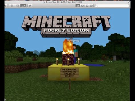 How to make herobrine in minecraft pe no mods. HOW TO SPAWN HEROBRINE IN MINECRAFT PE! (100% WORKING ...