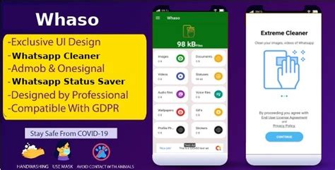Whatsapp must be installed on your phone. Whaso - Whatsapp Cleaner & Status Saver (Free Download ...