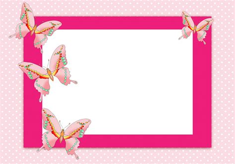 Butterfly Border Clip Art Page Border And Vector Graphics Clip Art