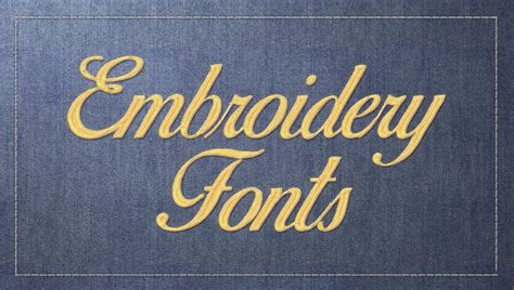 45 Best Embroidery Fonts Free Premium 2022 Hyperpix