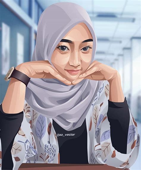 Pin By Mna Creative Design On Hijab Girls Anime Hijab Girl Anime Avatar Cute Girl Vector Art