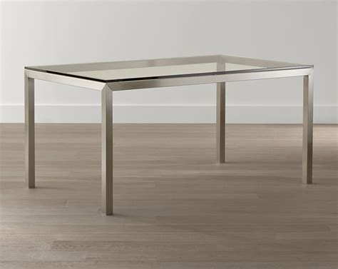 Stainless steel dining table stainless steel modern simple design furniture apartment metal legs dining table. 20 Sleek Stainless Steel Dining Tables