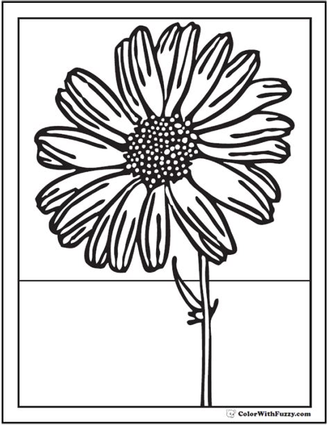 Supercoloring.com is a super fun for all ages: Sunflower Coloring Page: 14+ PDF Printables