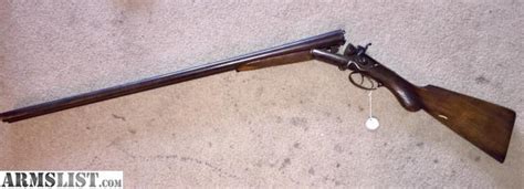 Armslist For Sale Antique Richards Double Barrel Hammer 12ga Shotgun