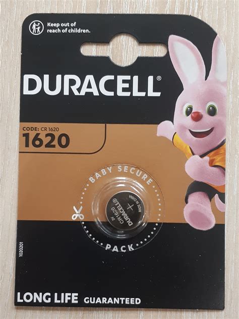 Дискова Батарейка Duracell Cell Lithium 3v Dl1620 — Купить Недорого на
