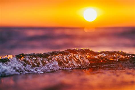 Wallpaper Sunlight Sunset Sea Water Nature Shore Reflection