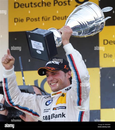Canadian Bmw Driver Bruno Spengler Celebrates His Victory In The Eighth