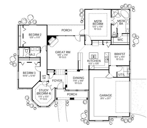 Traditional Style House Plan 4 Beds 2 Baths 1889 Sqft Plan 80 114