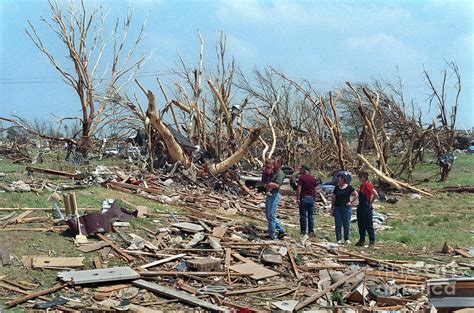 Tornado Damage Photograph By Jim Reedscience Photo Library Fine Art