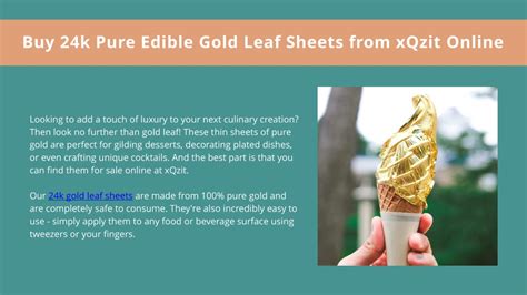 Ppt What Is Edible Gold Leaf Sheet And Its Uses Copy Powerpoint