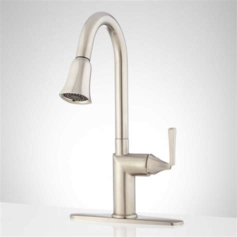 Alibaba.com offers 2,737 brushed nickel kitchen faucet products. Mullinax Single-Hole Touchless Kitchen Faucet - Kitchen ...