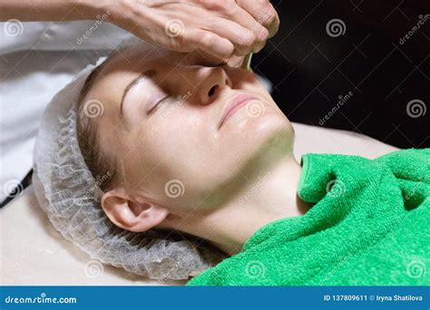 Face Peeling Mask Spa Beauty Treatment Skincare Stock Image Image