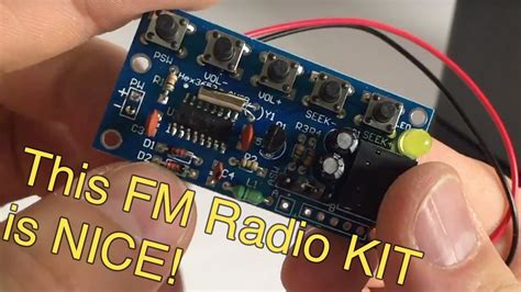 Diy Fm Digital Radio Kit Adjustable Wireless Receiver 87108mhz Radio