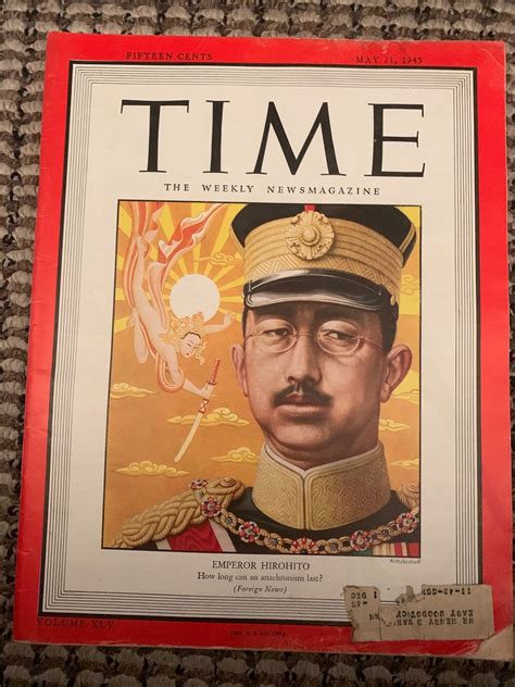 Time Magazine Africa Middle East Edition May 21 1945 Emperor Etsy