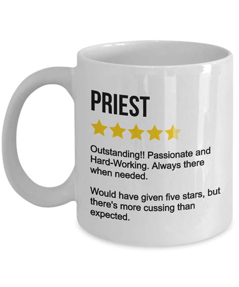 Priest Review Priest Mug Priest Gift Gift For Priest Gift Etsy
