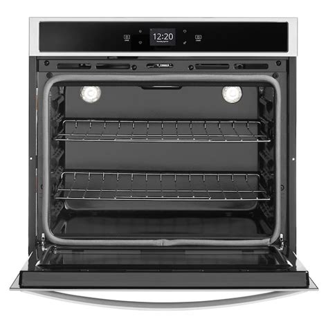 Whirlpool Smart 30 In Smart Single Electric Wall Oven Self Cleaning