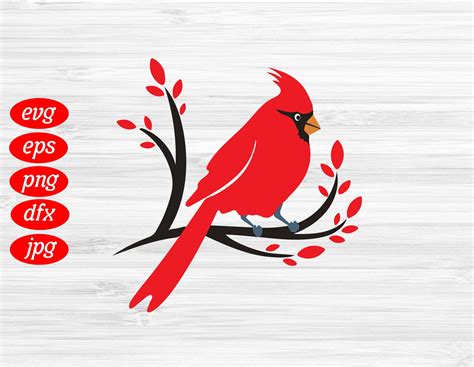 Cardinal Svg Heaven Cricut Files Svg Png Eps Dxf Grouped Etsy