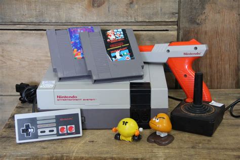 Vintage Nes Nintendo System And Games