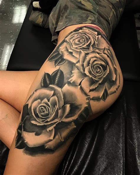 Pin By Amber Bardliving On Tattoos Thigh Piece Tattoos
