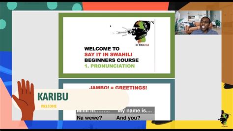 Say It In Swahilikiswahili Beginners Lesson 1 Youtube