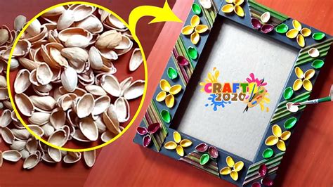 Photo frames are a common thing which we see in every home. Photo frame at home with waste materials. DIY photo frame ...
